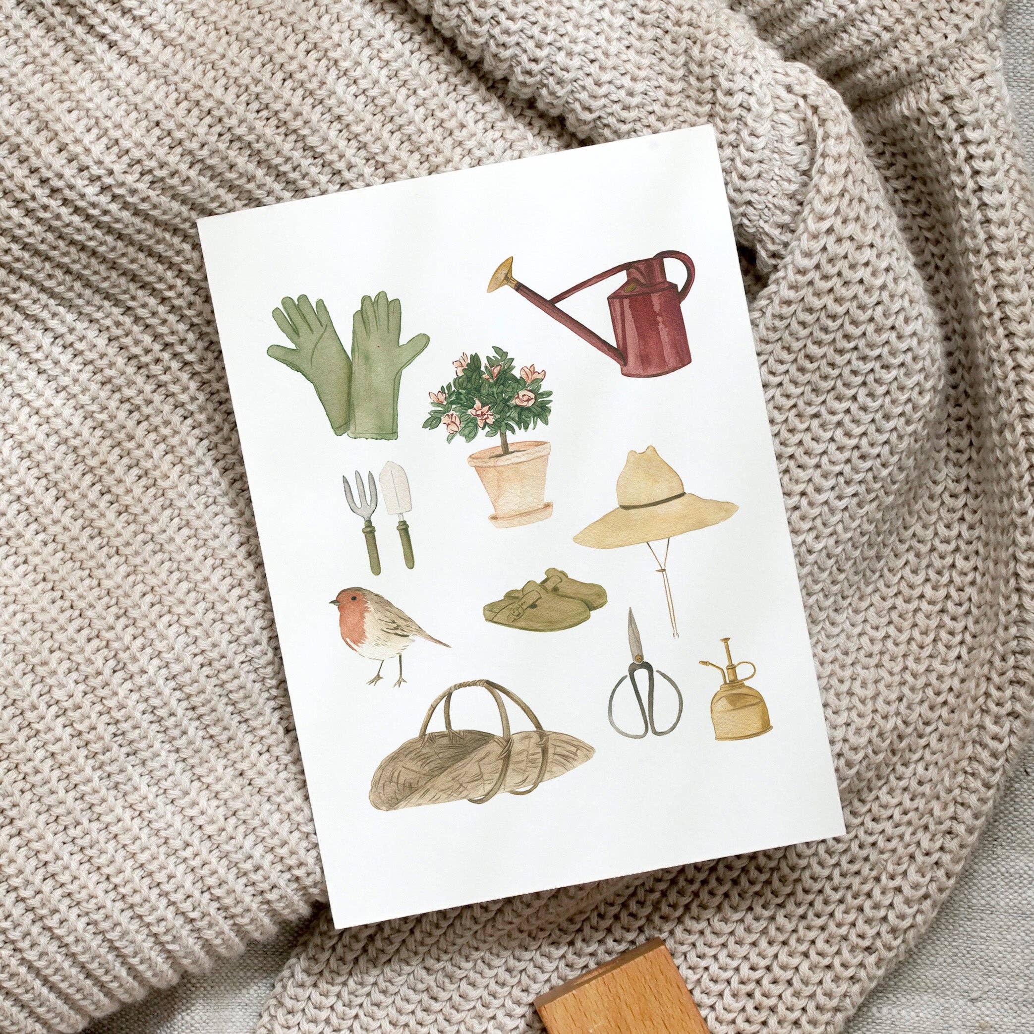 Postkarte · Gartentag