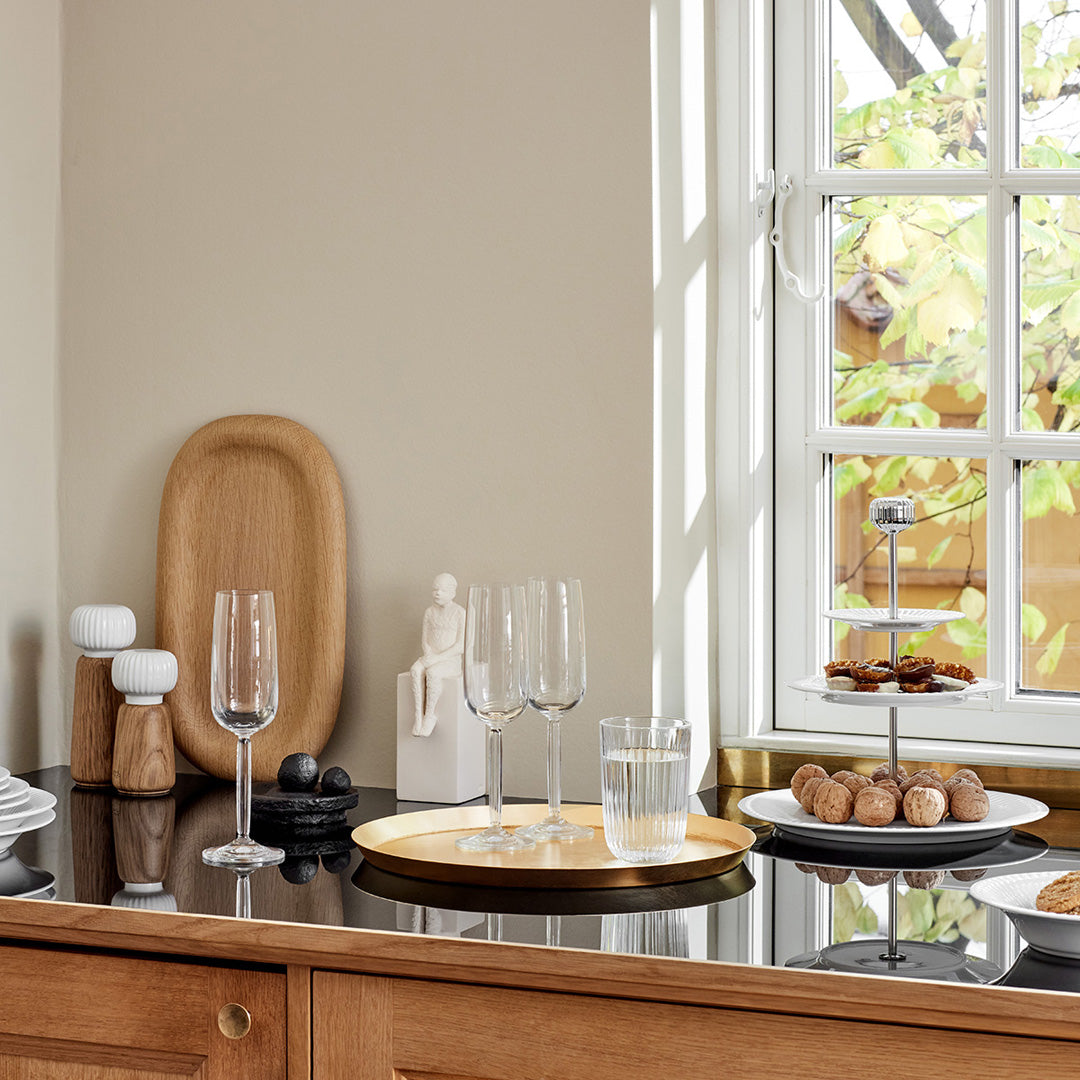 Hammershøi-Mühle 18cm Weiß - GUNDT HOME