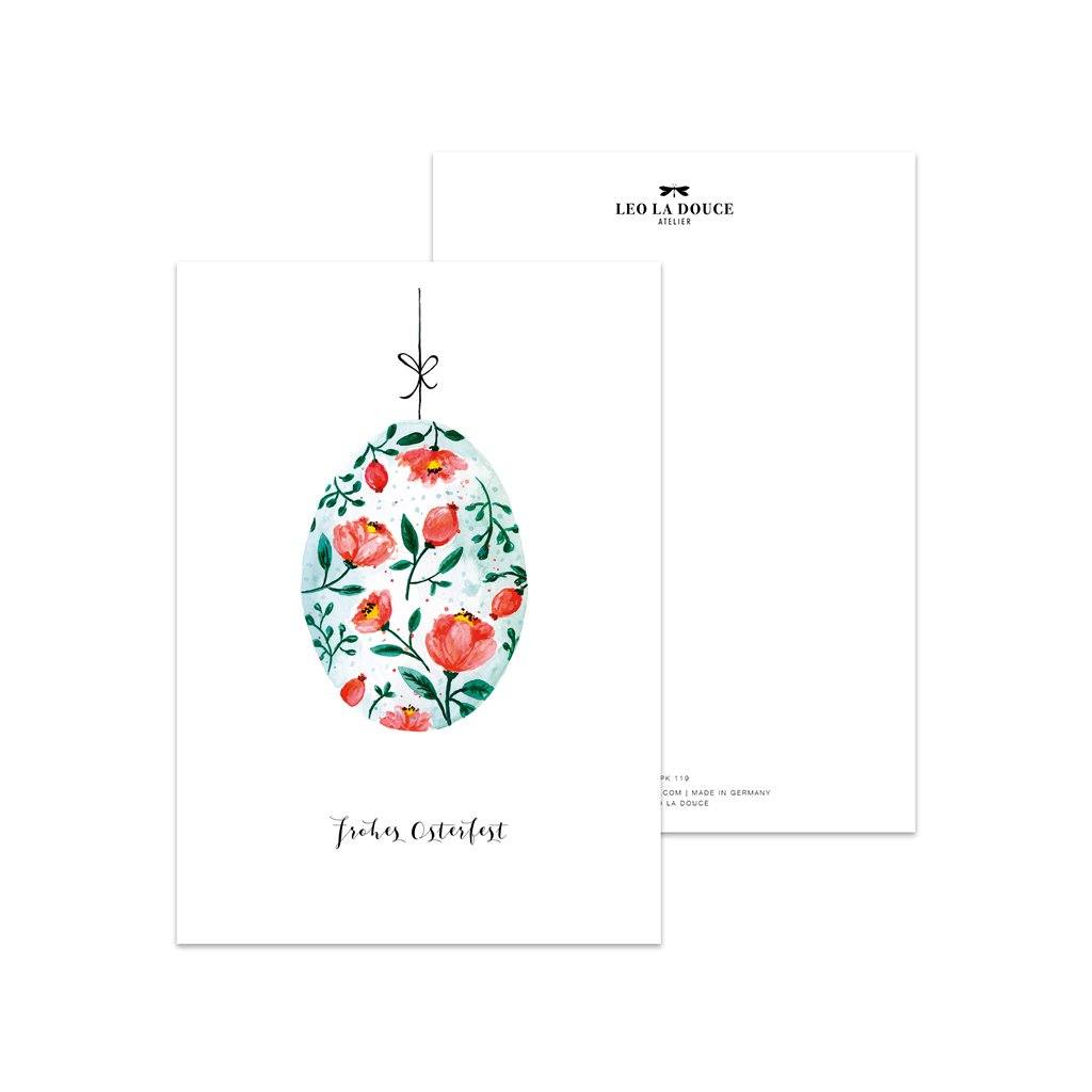 Postkarte - Frohes Osterfest - GUNDT HOME