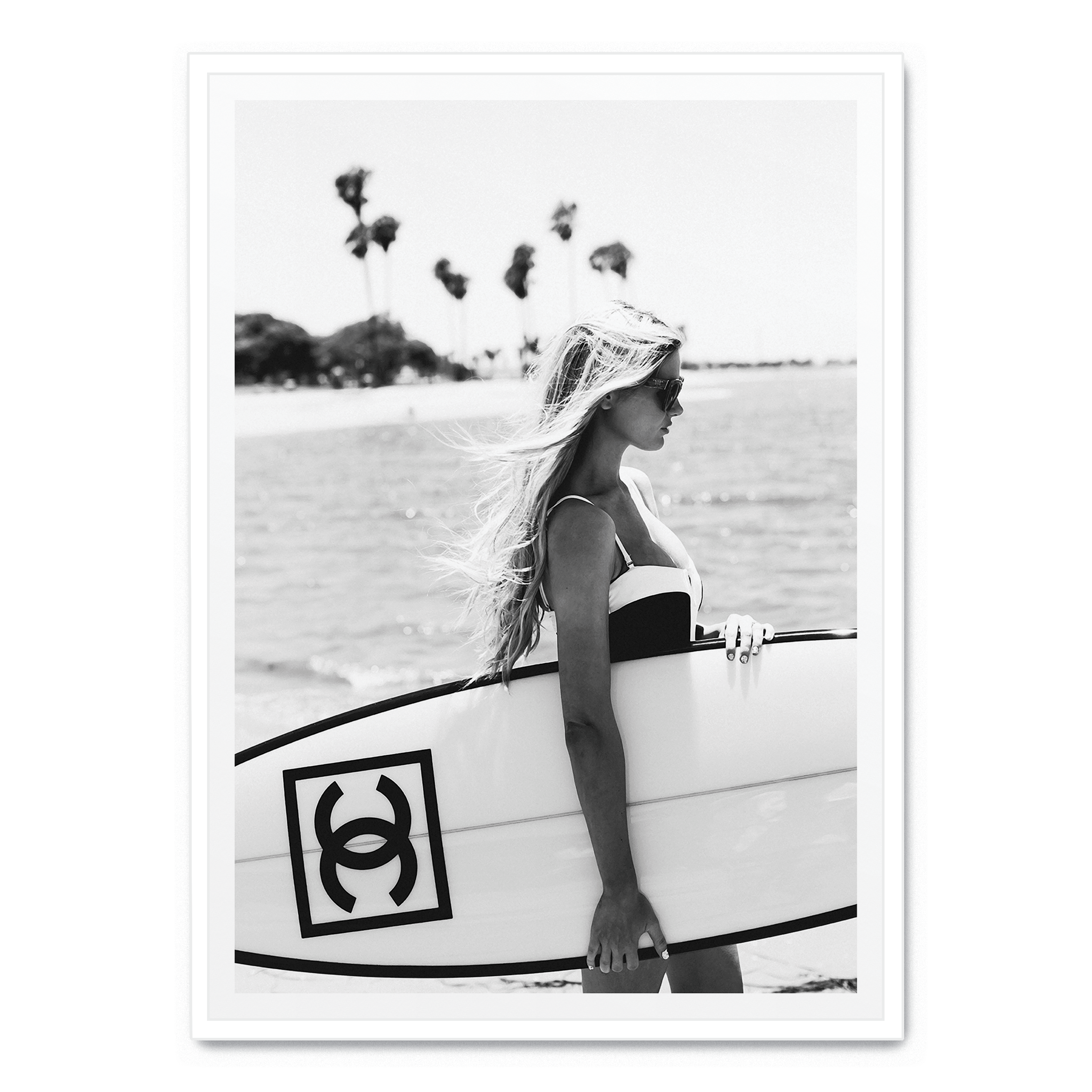 Chanel Surfergirl-Poster: No frame / A4 (21 x 29,7 cm)