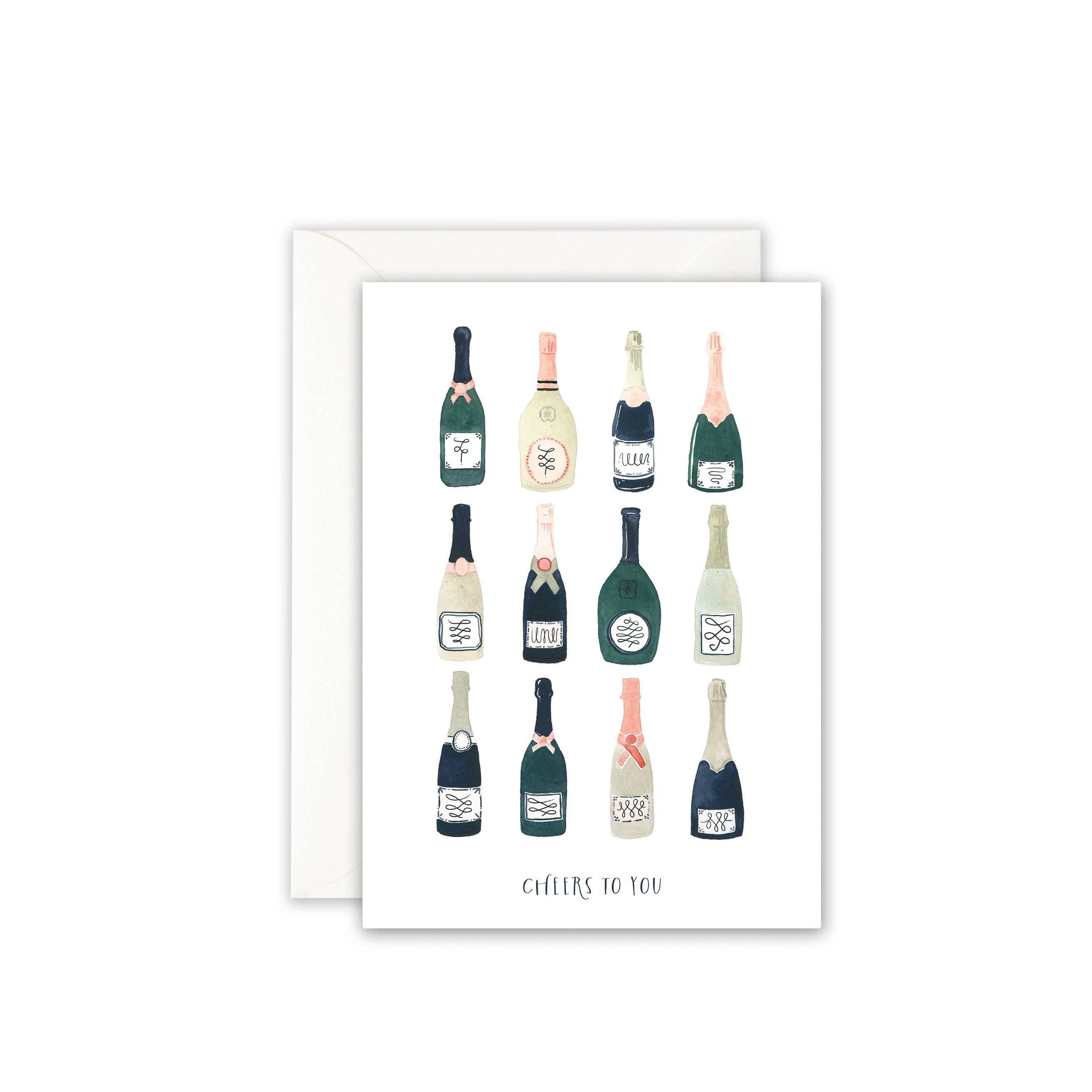 LEO LA DOUCE Grußkarte · Cheers | Champagne - GUNDT HOME