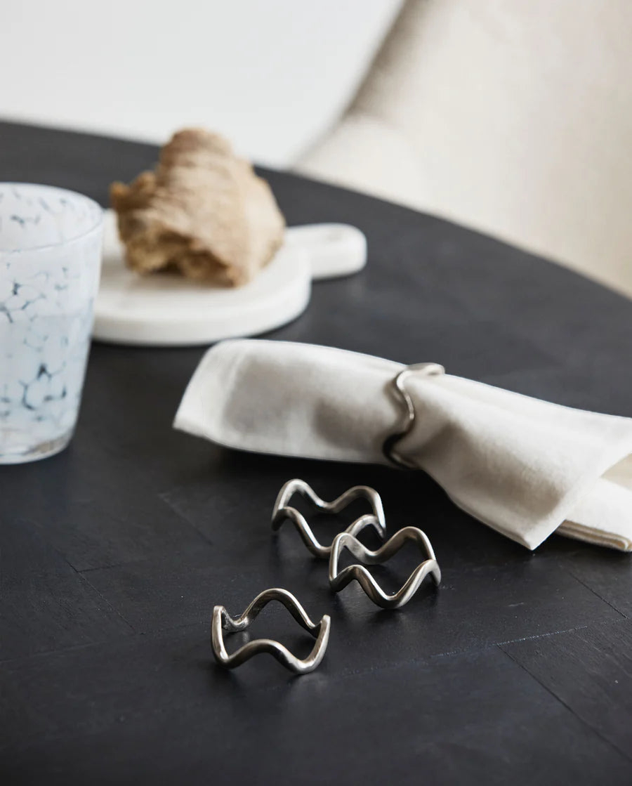 Skye Servietten Ring silber - GUNDT HOME