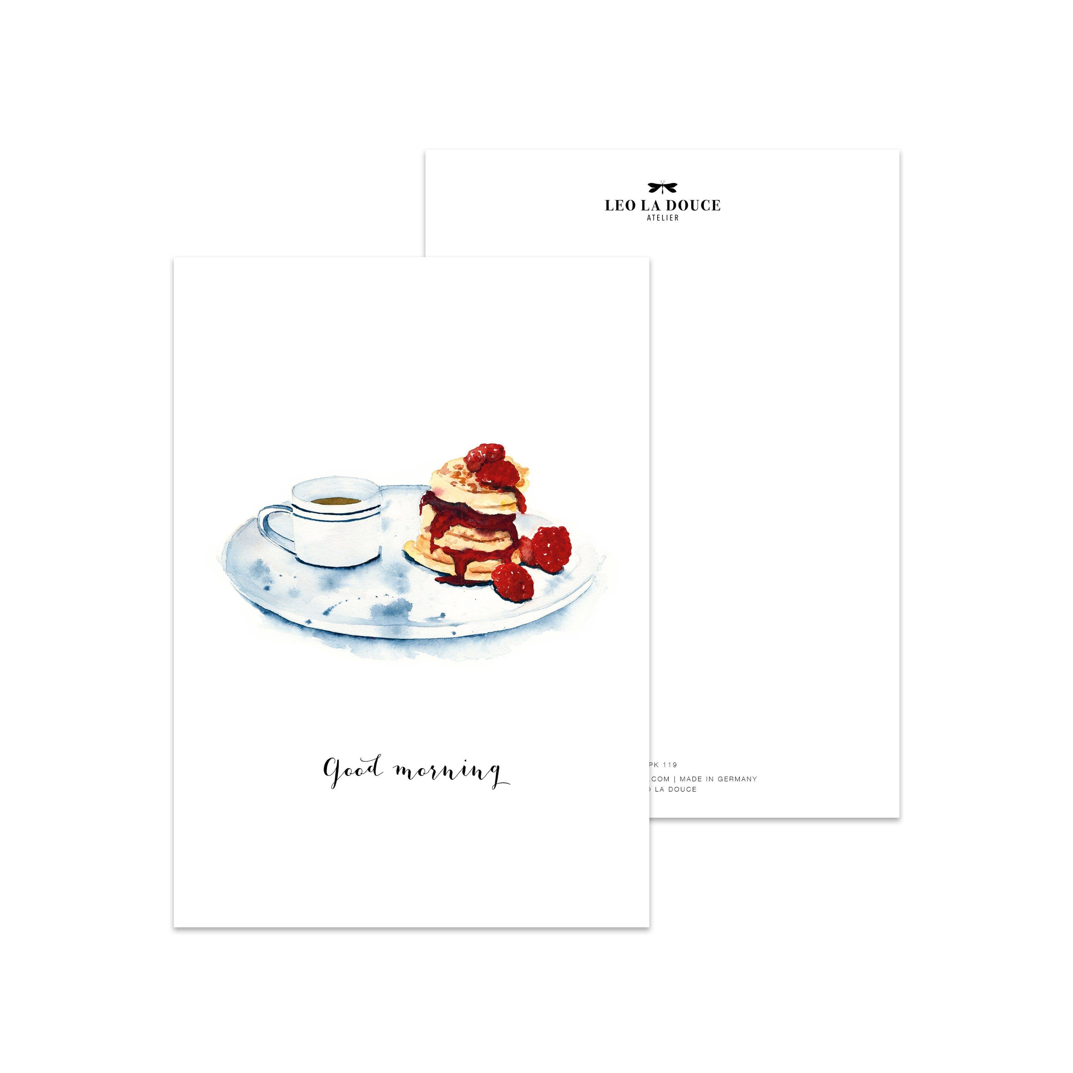 Postkarte · Good morning