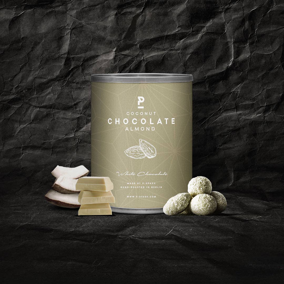 Mandel - Weisse Schokolade mit Kokosflocken - Mini 60g - GUNDT HOME