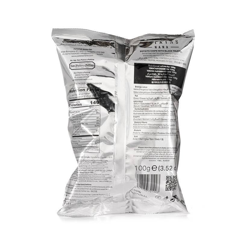 Patatas Nana Chips mit kostbarer Schwarzer Trüffel 100 g