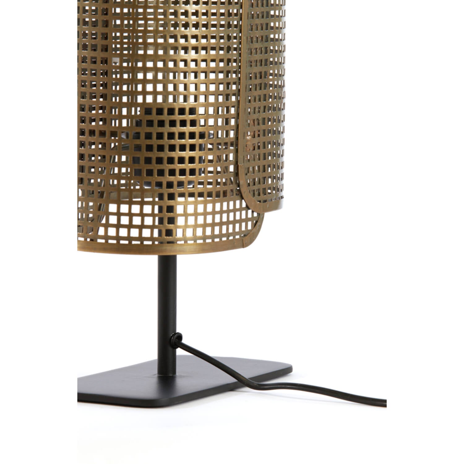 Tischleuchte 20x13x41 cm MACI antik bronze+matt schwarz - GUNDT HOME