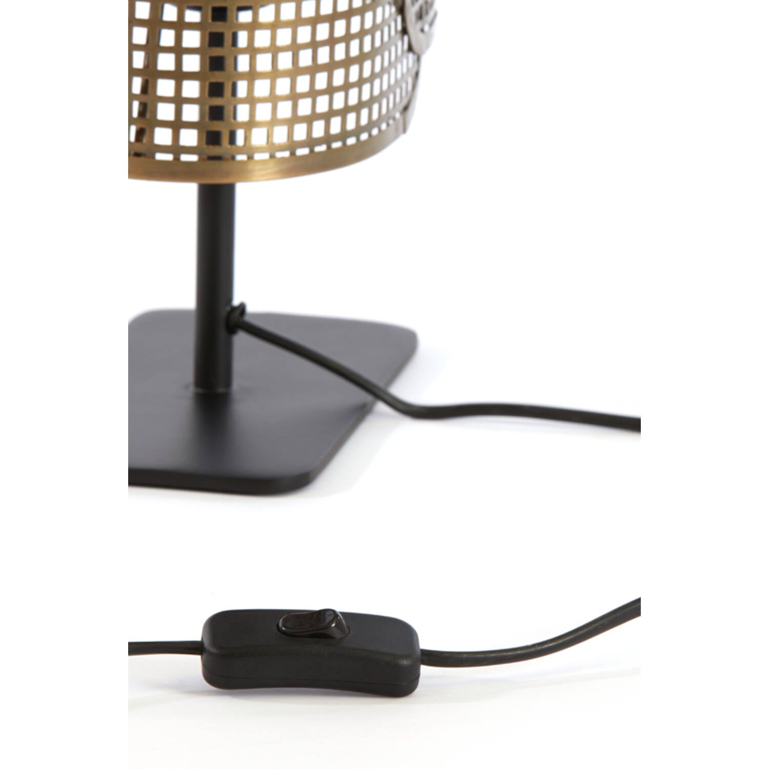 Tischleuchte 20x13x41 cm MACI antik bronze+matt schwarz - GUNDT HOME