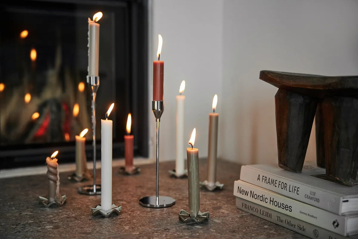 Signe Kerzenhalter silber 2er-Set - GUNDT HOME