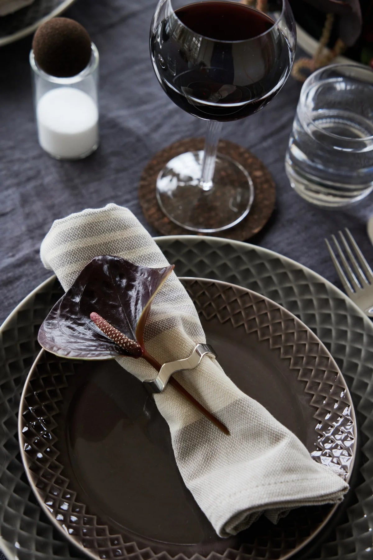 Anna Serviettenringe silber 4er-Set - GUNDT HOME