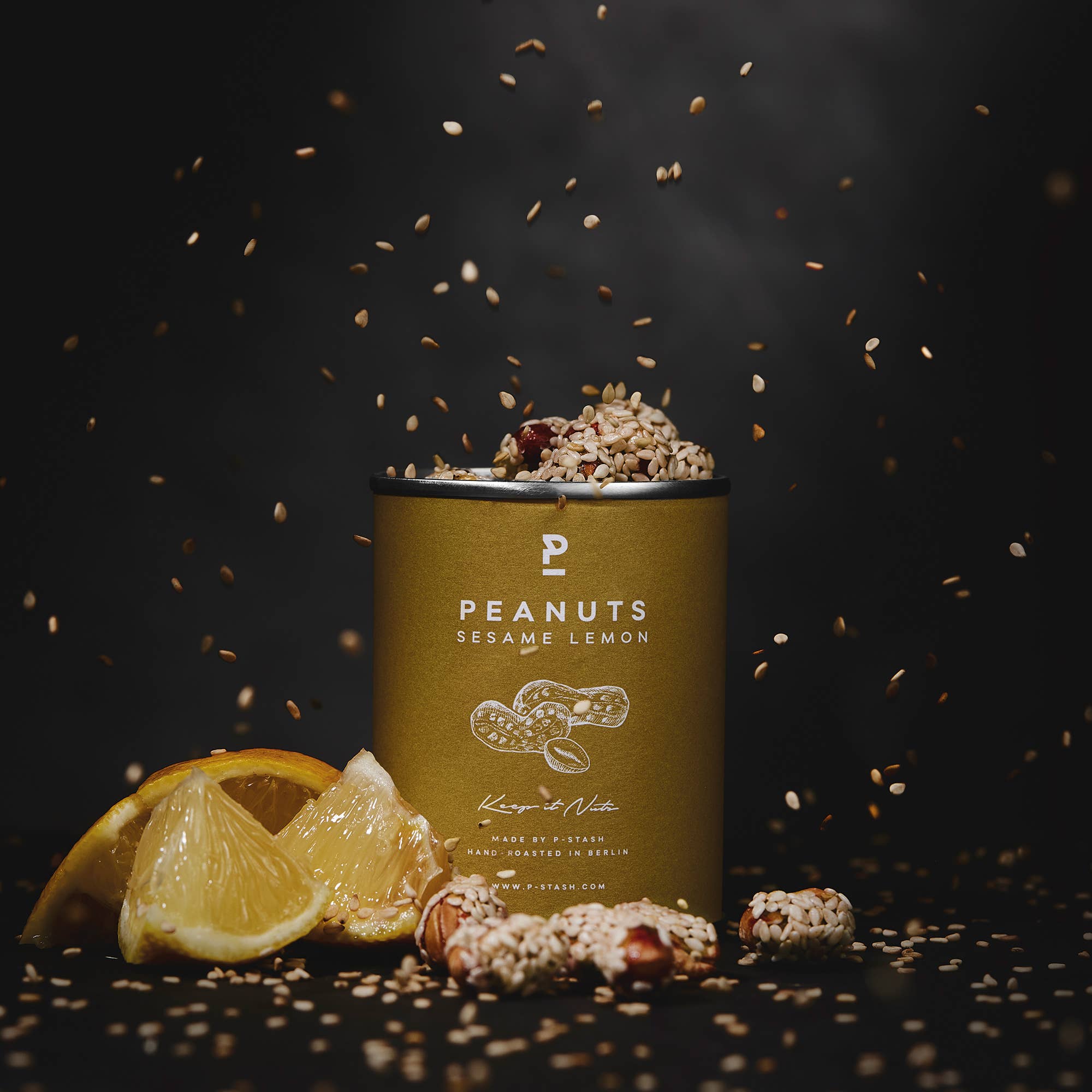 Erdnuss - Sesam Zitrone - Mini 60g - GUNDT HOME