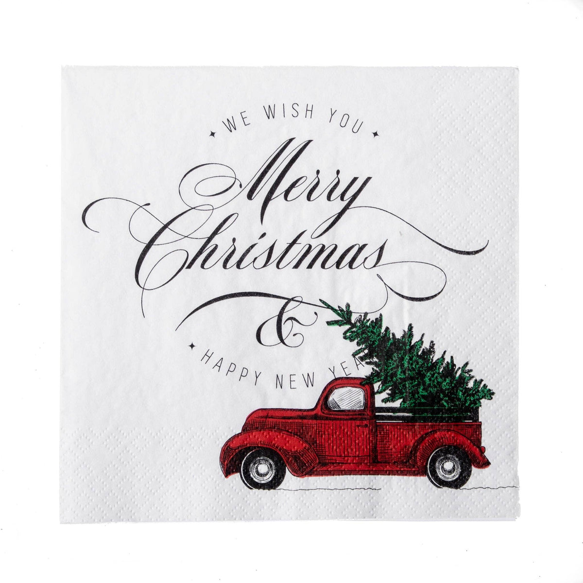 Sögne Serviette Weihnachtsauto