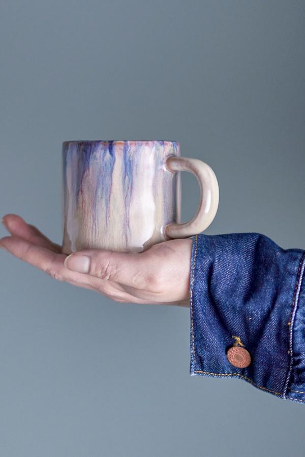 Amalia Tasse Rose/Blau Keramik - GUNDT HOME