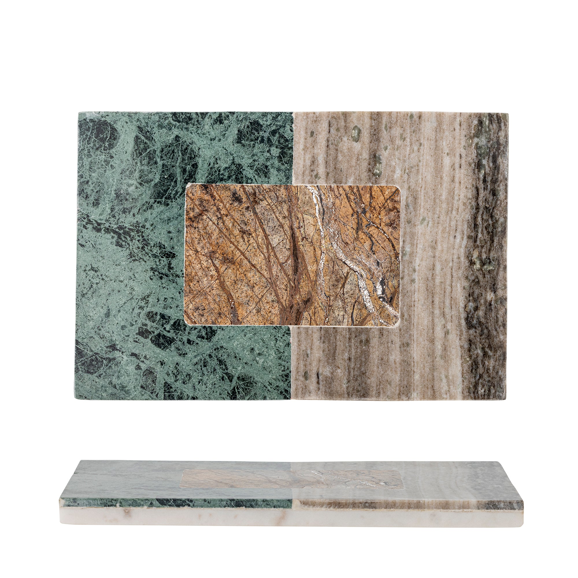 Ketil Schneidebrett, Grün, Marmor - GUNDT HOME