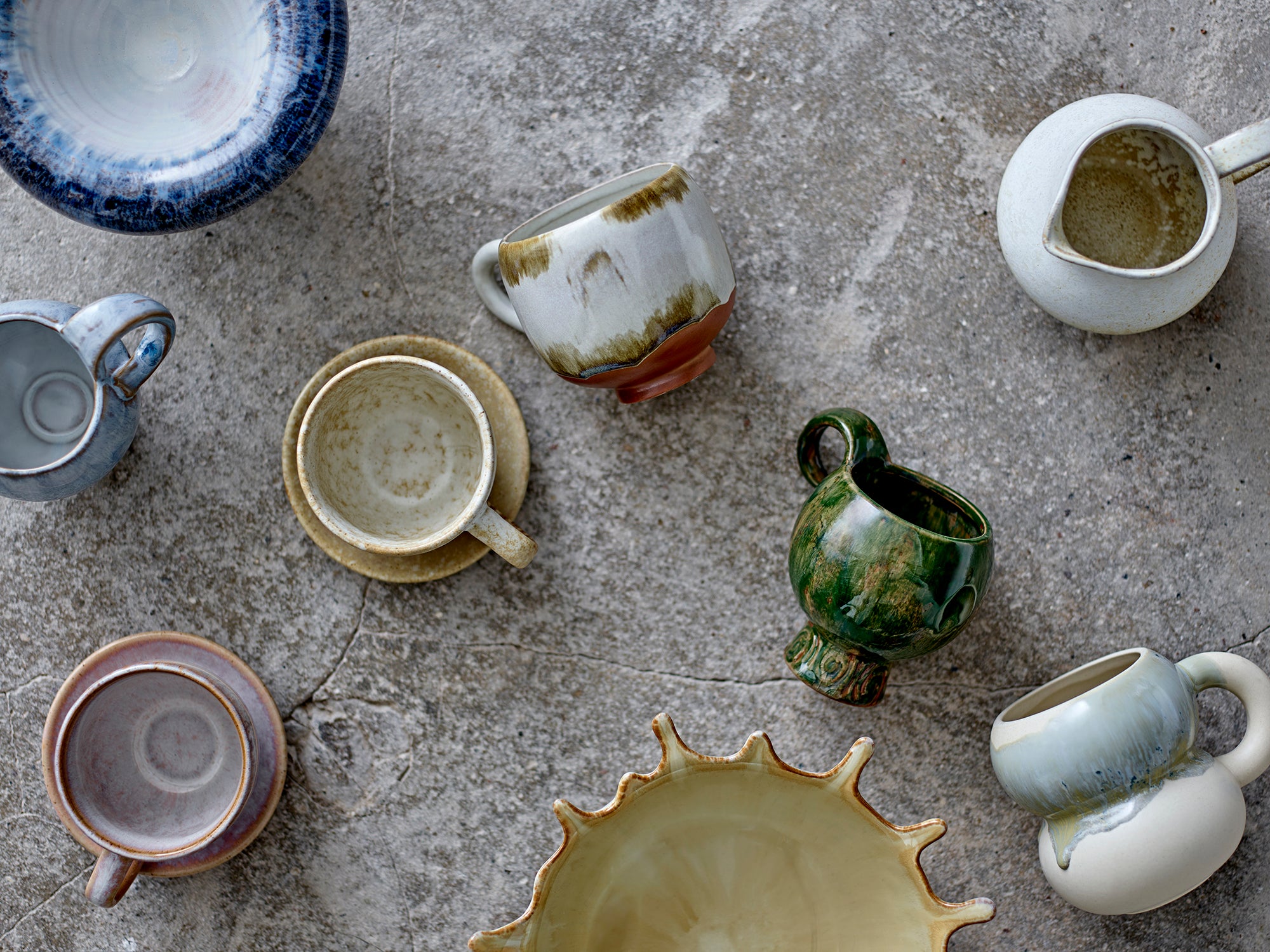 Avonlea Tasse, Grün, Steingut - GUNDT HOME
