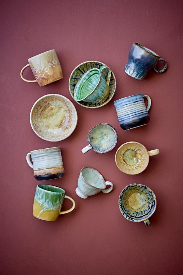 Imogen Tasse, Bunt, Steingut - GUNDT HOME