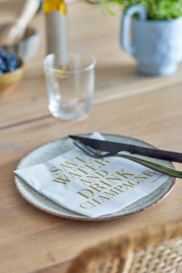 Lolly Serviette, Weiß, FSC® Mix, Papier - GUNDT HOME