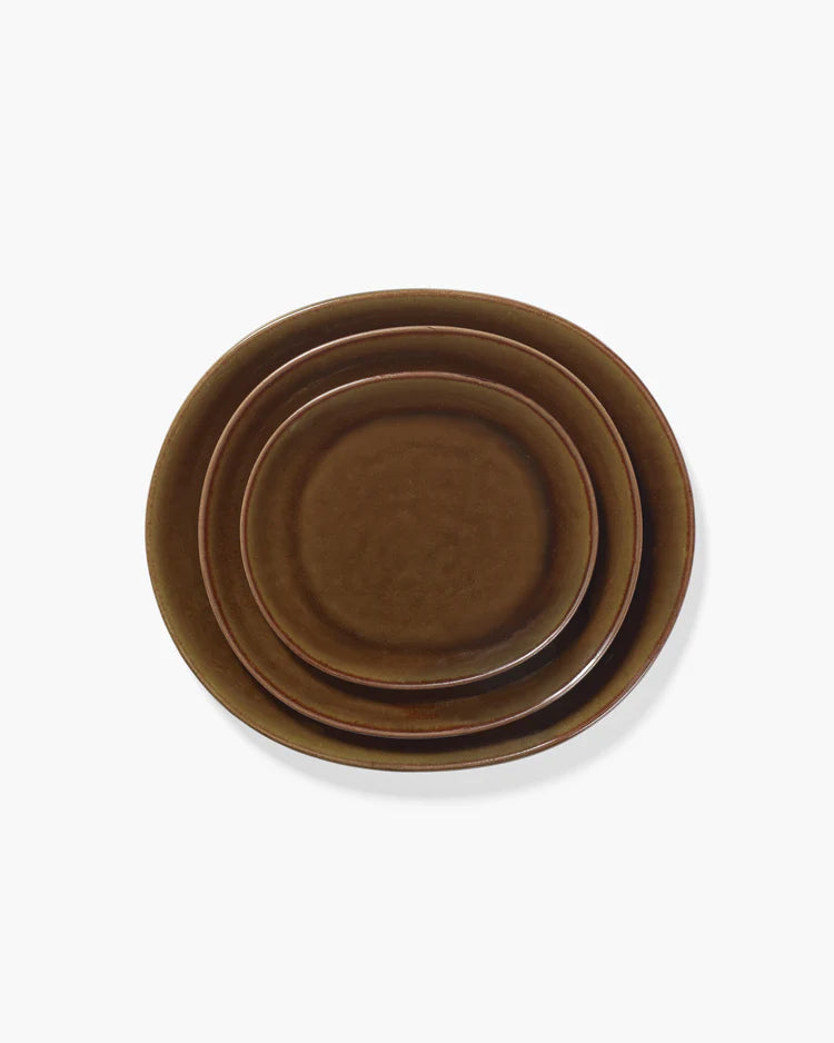 SERAX Uncharted Out of Lines Servierschüssel Ocher - GUNDT HOME