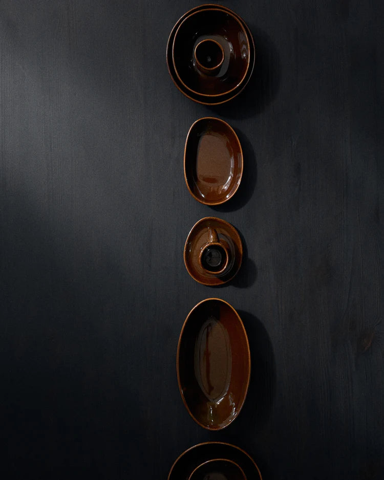 SERAX Uncharted Out of Lines Kaffeetasse ohne Henkel Ocher - GUNDT HOME