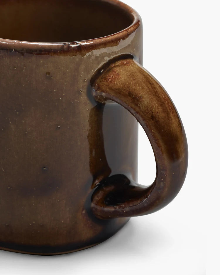 SERAX Uncharted Out of Lines Kaffee Becher mit Henkel Ocher - GUNDT HOME