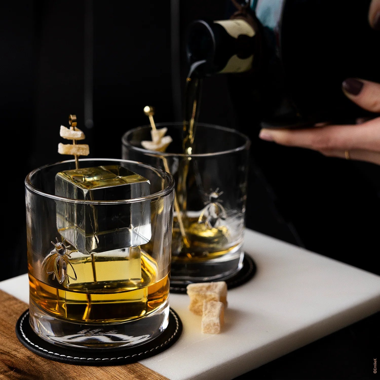 Whisky Gläser Abeille 4er