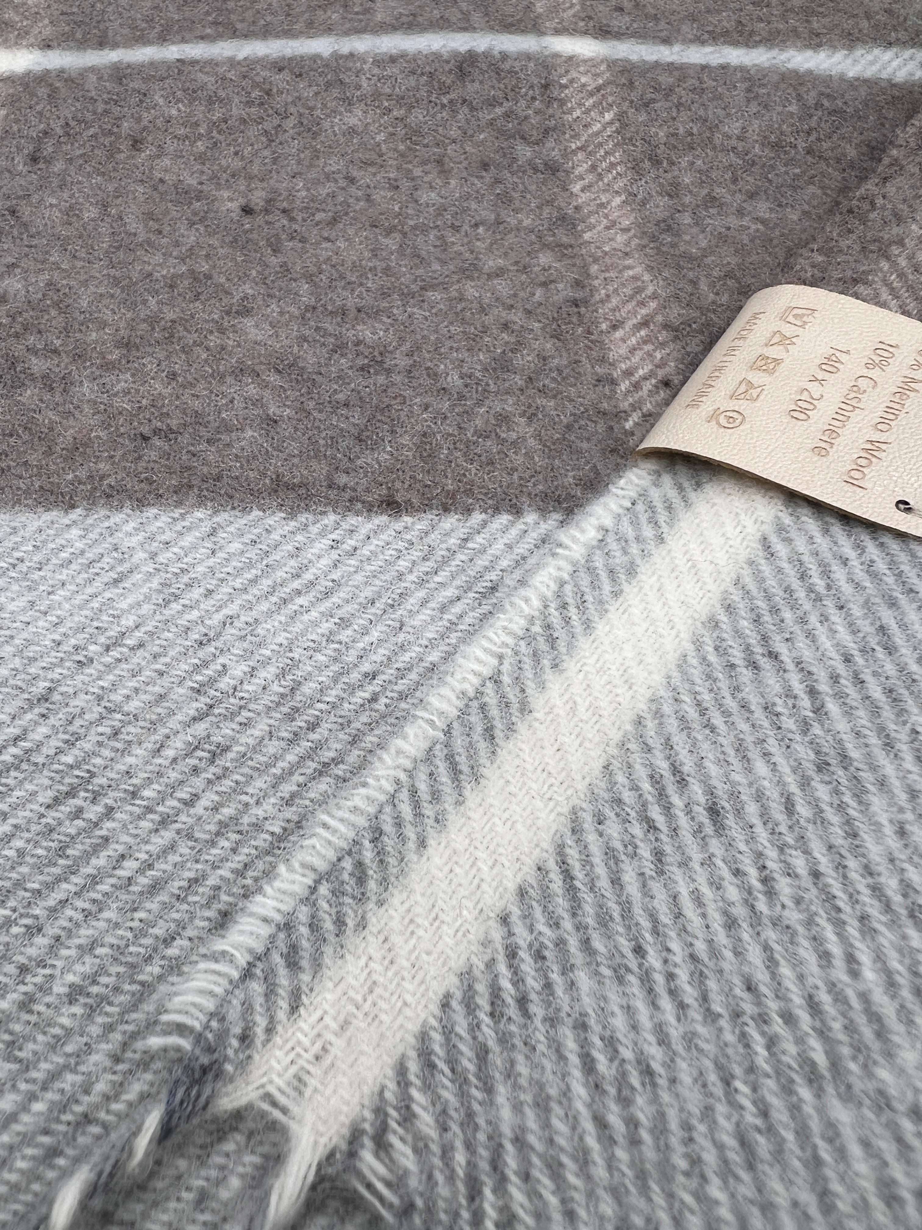 Decke Squared Grau/Beige - GUNDT HOME