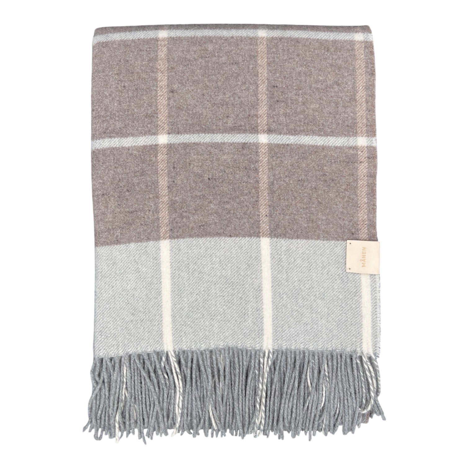 Decke Squared Grau/Beige - GUNDT HOME