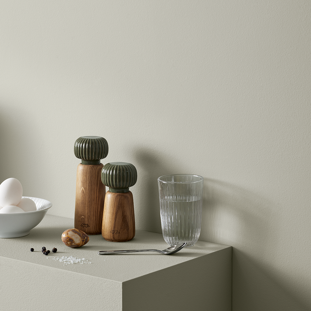 KÄHLER Hammershøi-Mühle 18cm dunkelgrün - GUNDT HOME
