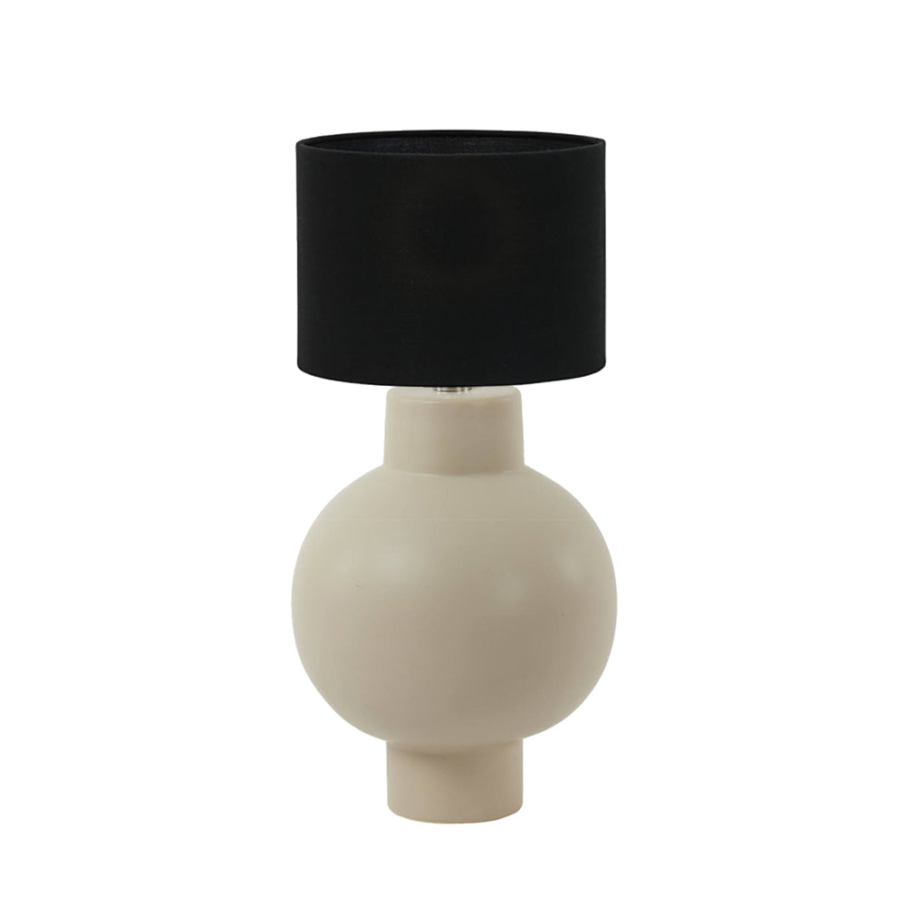Tischleuchte Georgina sand Keramik - GUNDT HOME