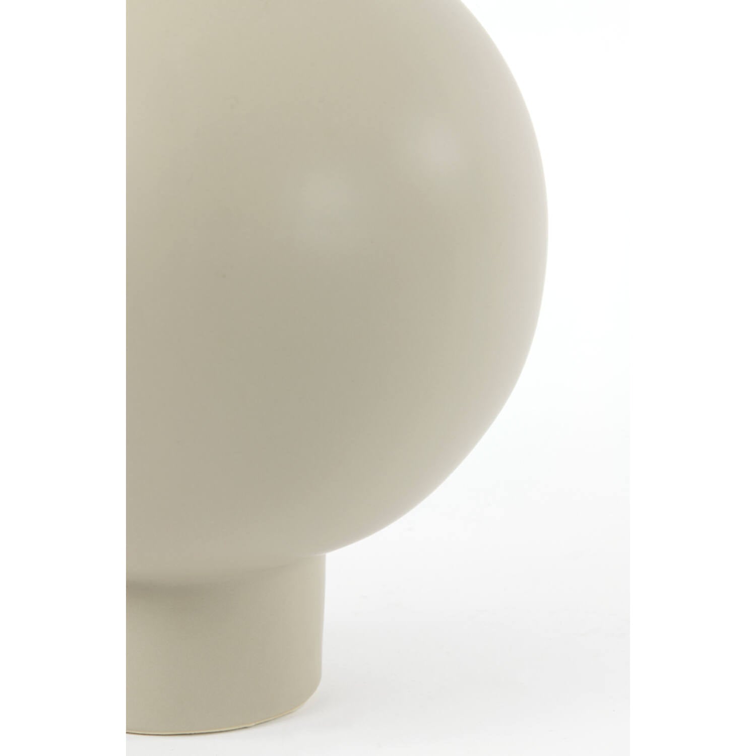 Tischleuchte Georgina sand Keramik - GUNDT HOME