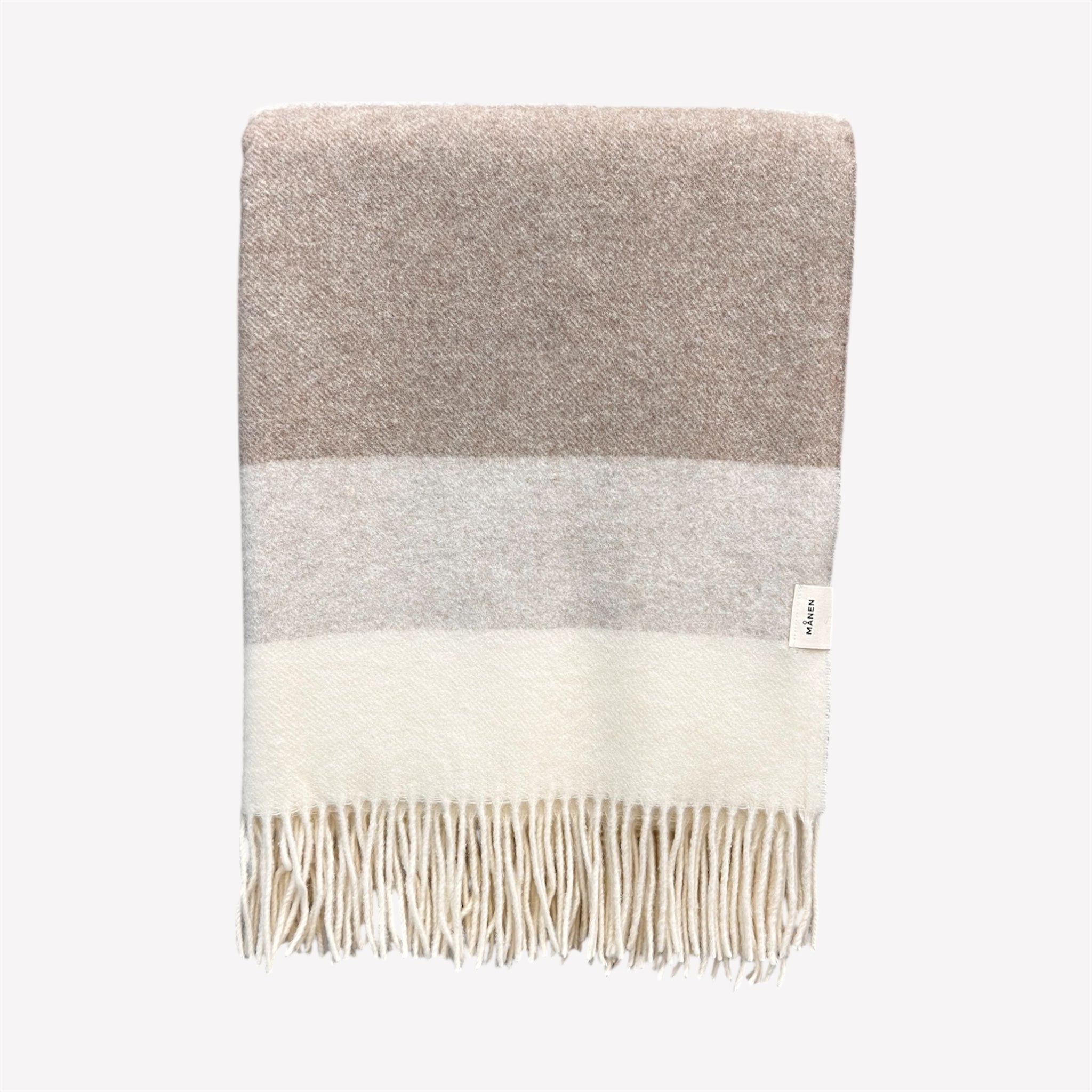 Decke Stripes Braun/Cremé - GUNDT HOME