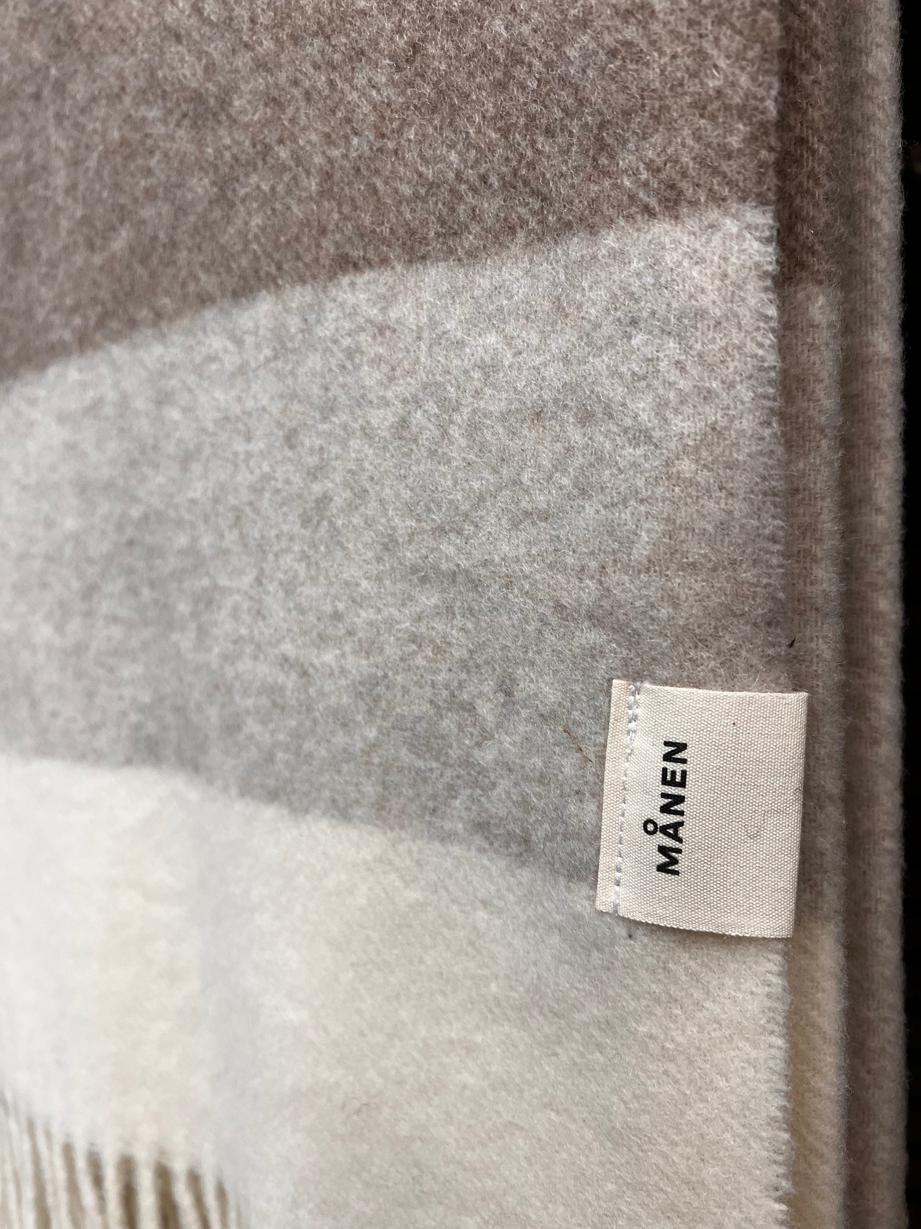 Decke Stripes Braun/Cremé - GUNDT HOME