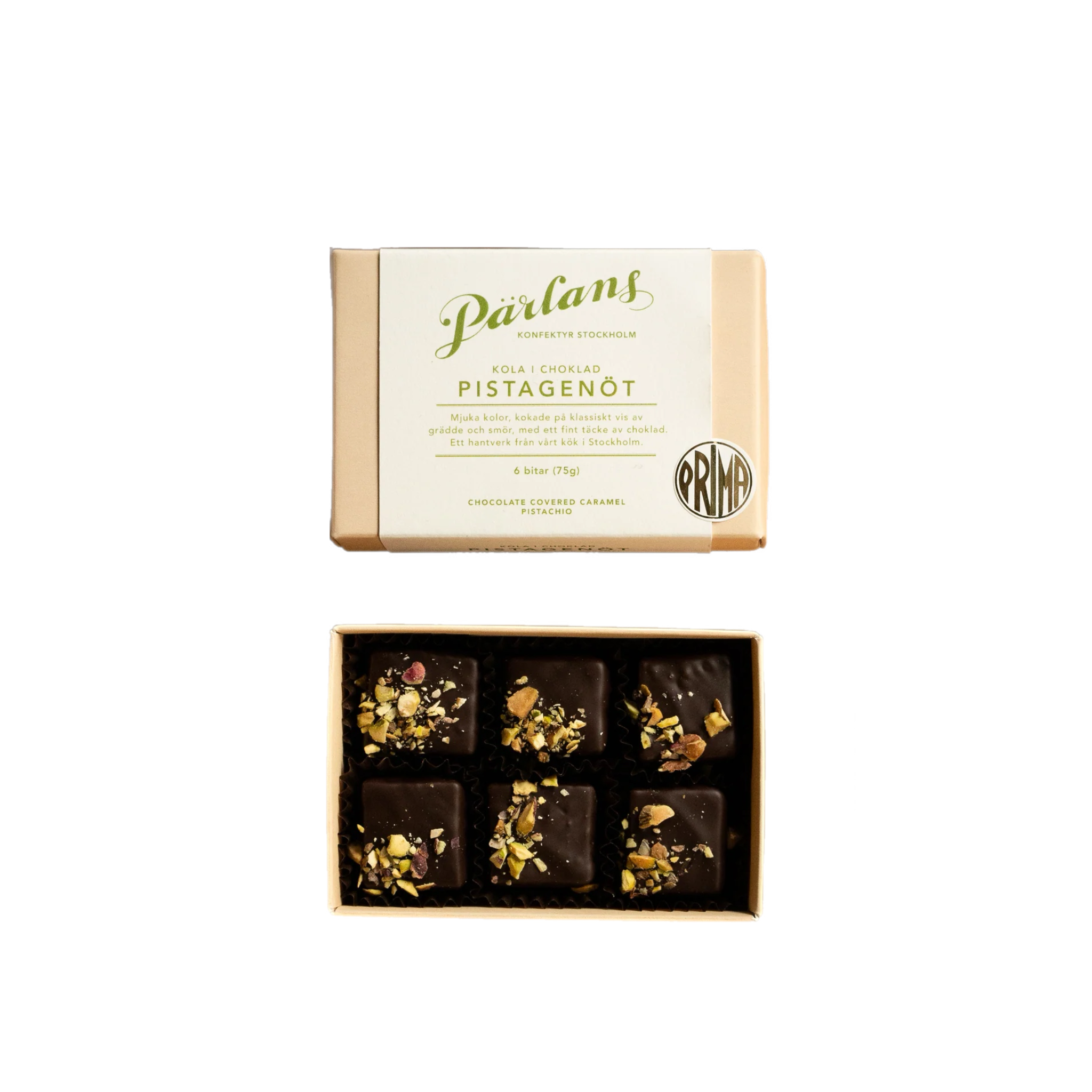 Pistachio Karamell mit Meersalz & dunkler Schokolade - GUNDT HOME