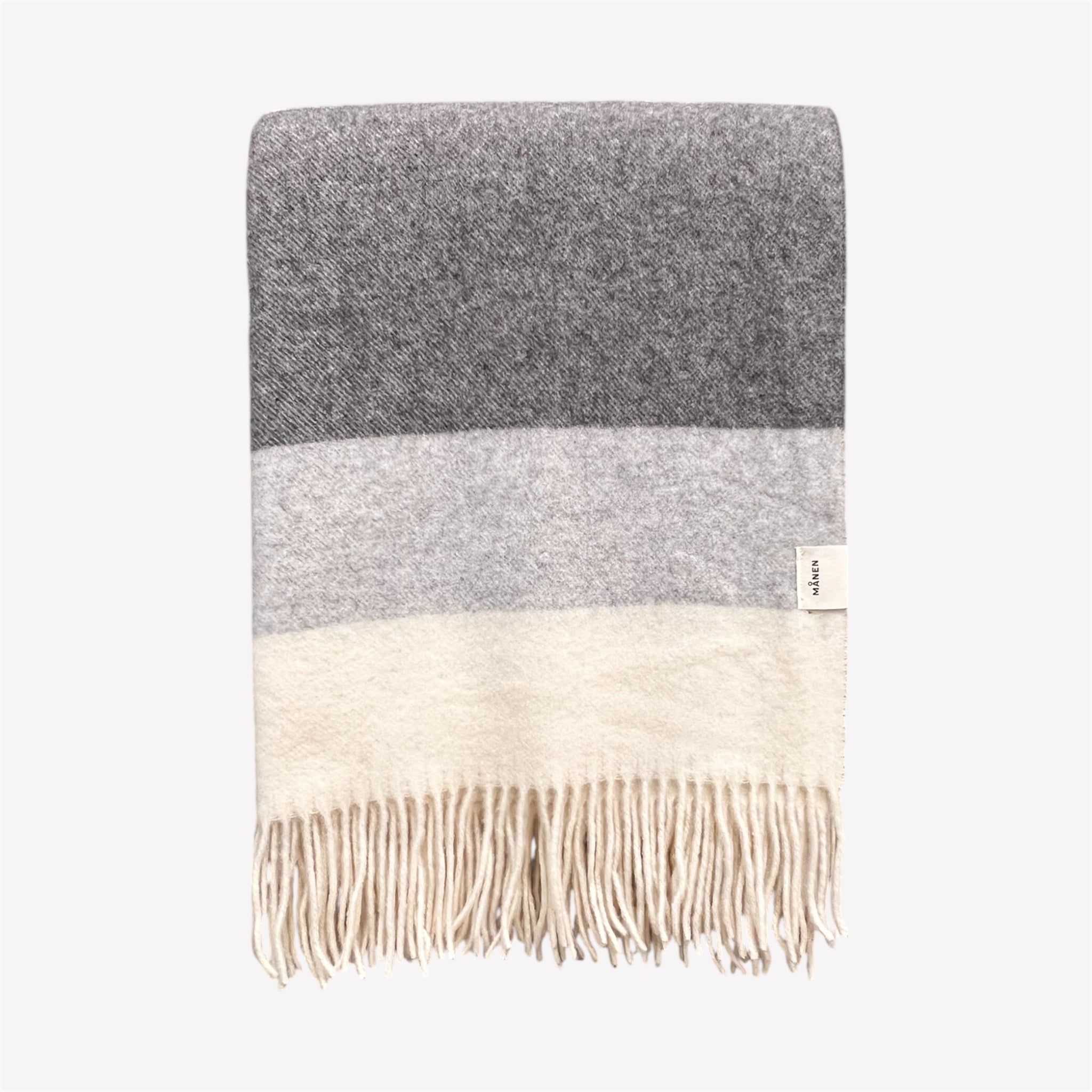 Decke Stripes Grau/Hellgrau - GUNDT HOME
