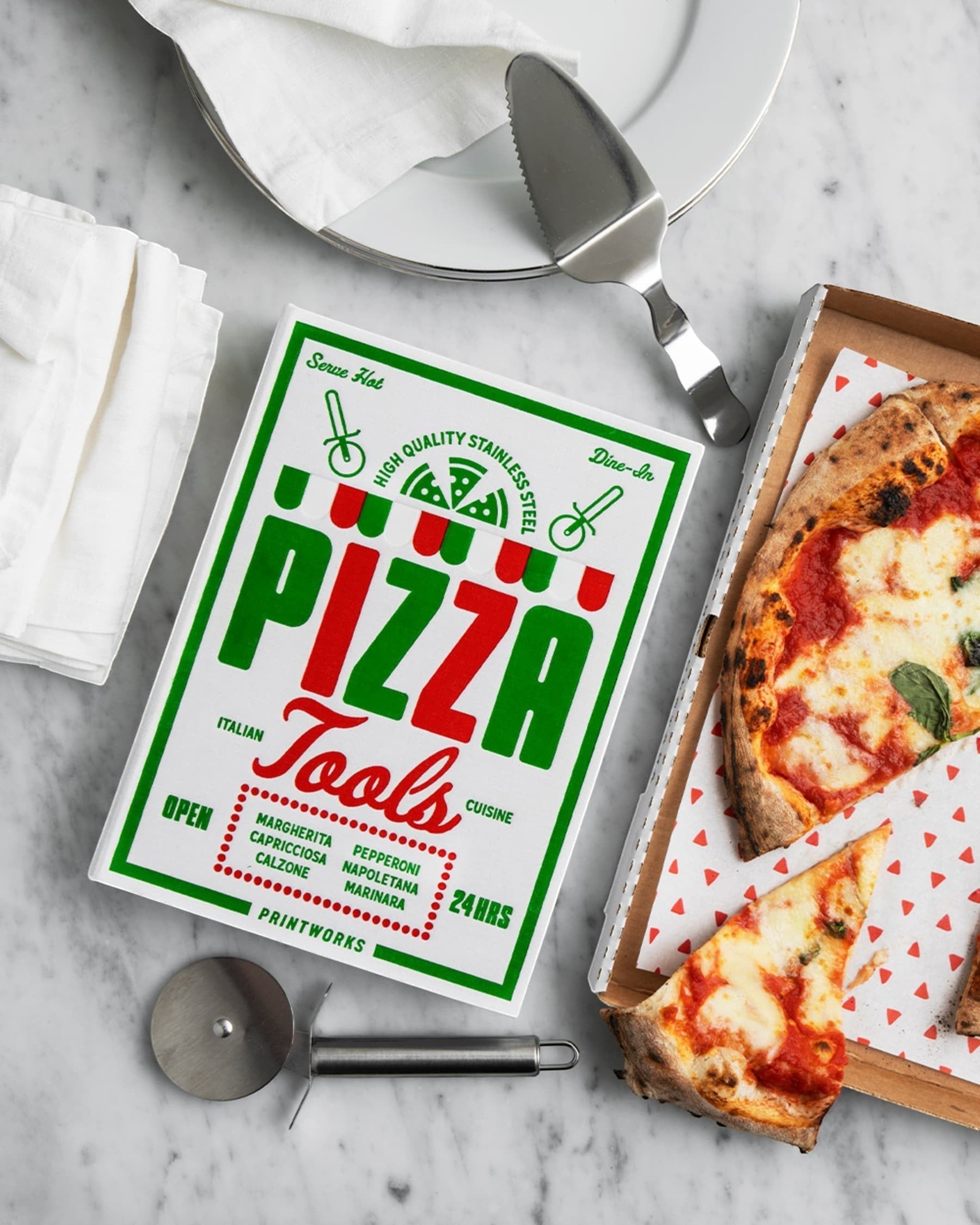 Essential Kit für Pizza-Abende – stilvolles Pizzaset aus Edelstahl - GUNDT HOME