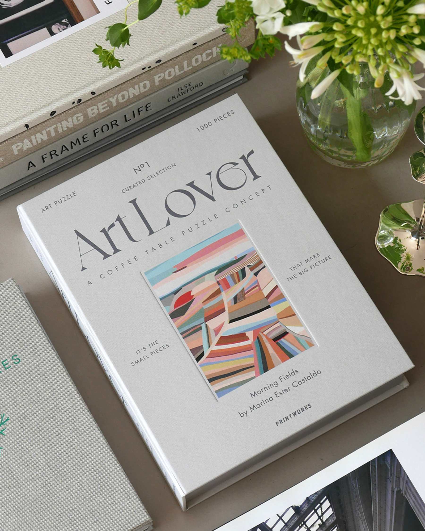 Art Lover Book - Puzzle Mornings Fields