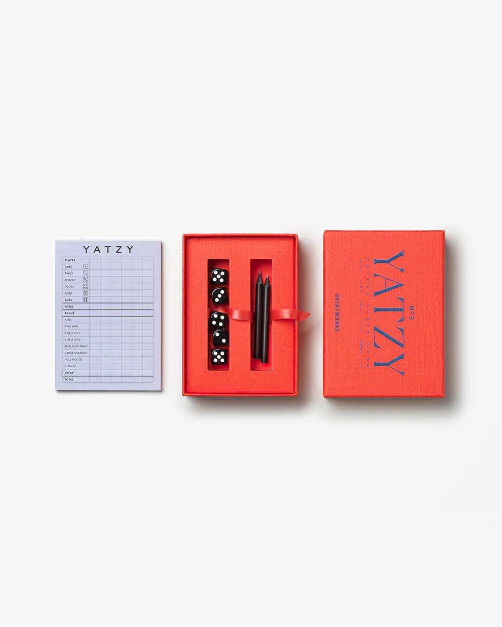 PRINTWORKS Yatzy Classic Rot - GUNDT HOME