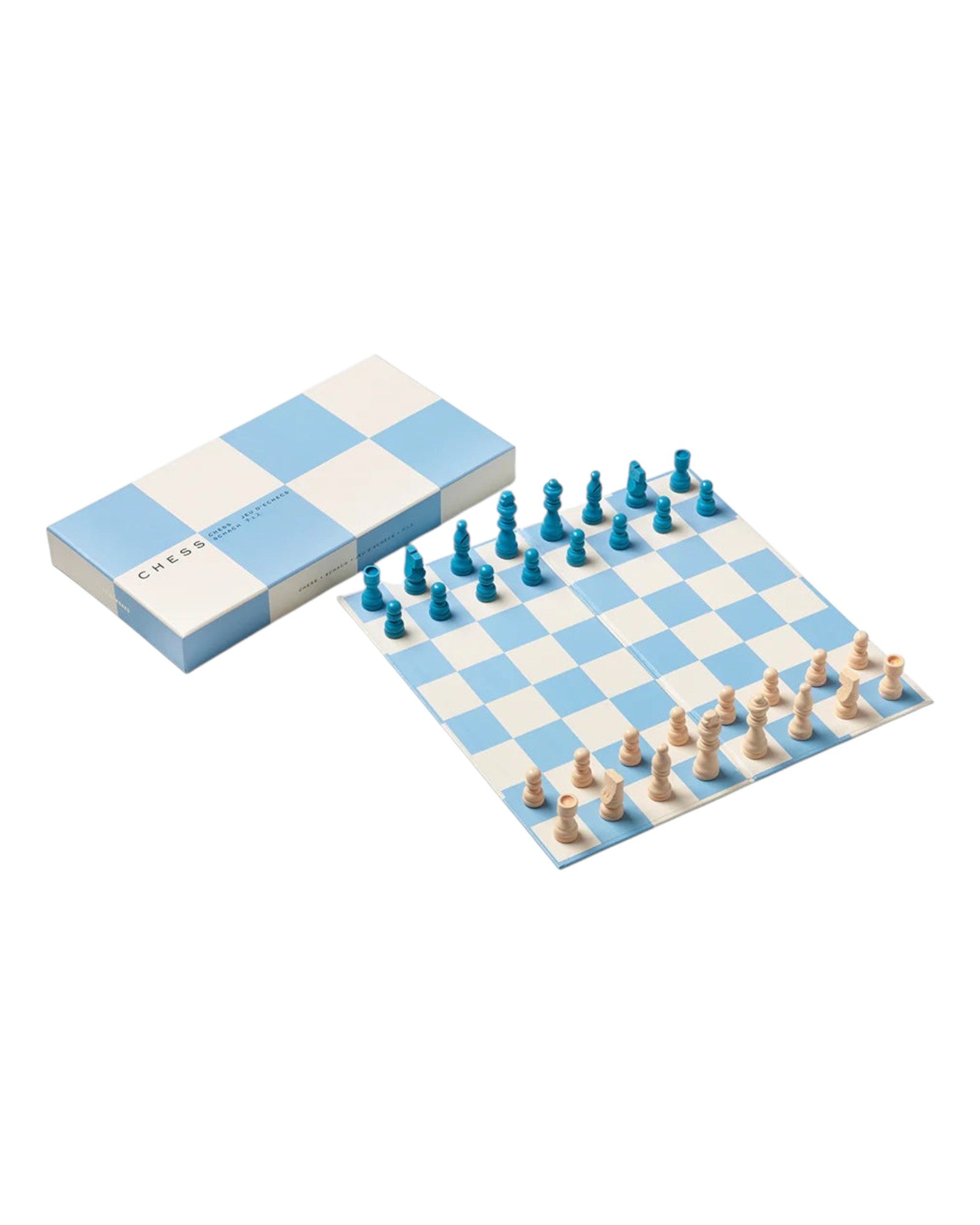 Schach Spiel Blau - GUNDT HOME