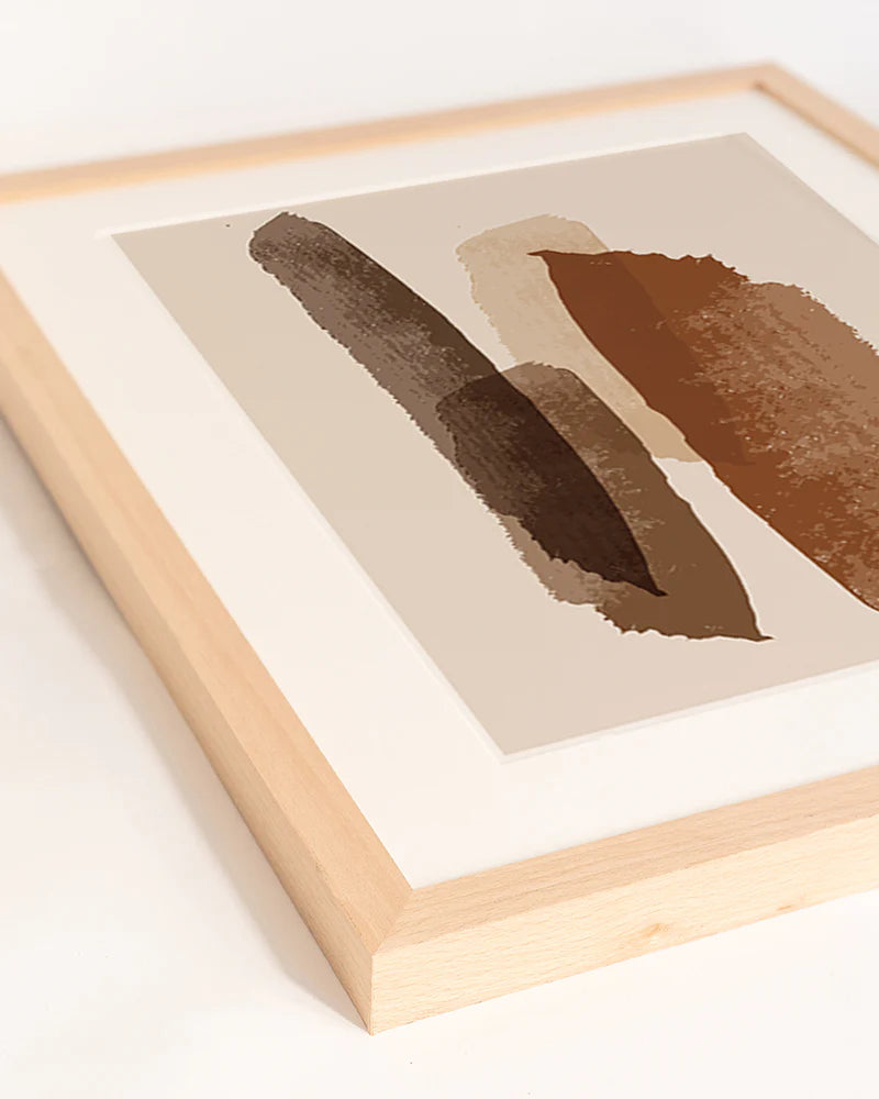Abstract Brown Shapes - GUNDT HOME