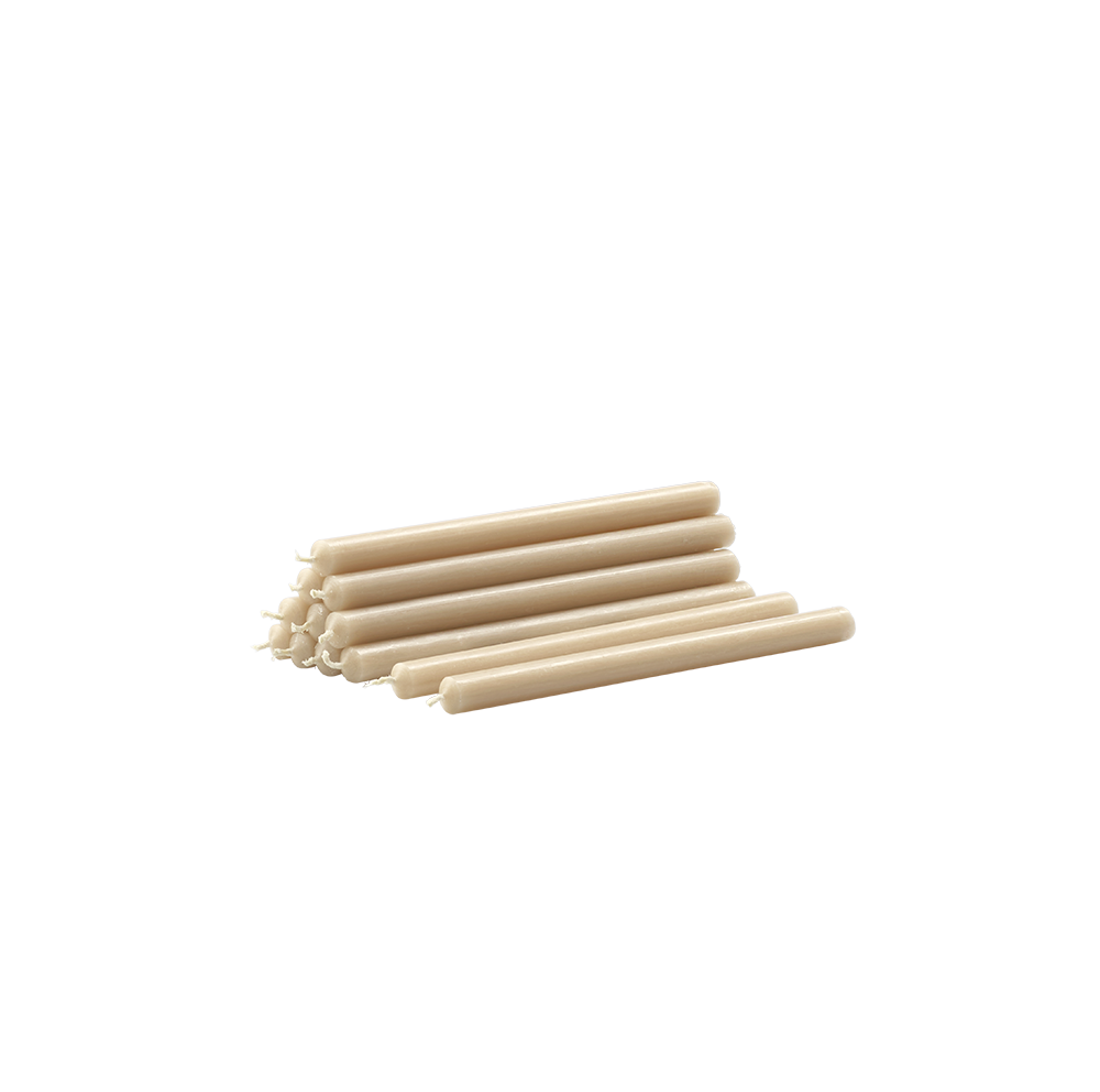 Nagel Stabkerzen Beige - GUNDT HOME