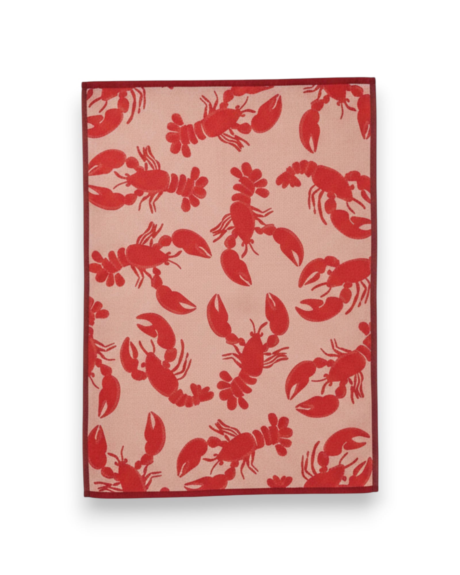Geschirrtuch Bonne pêche rot: 50 x 70 cm - GUNDT HOME