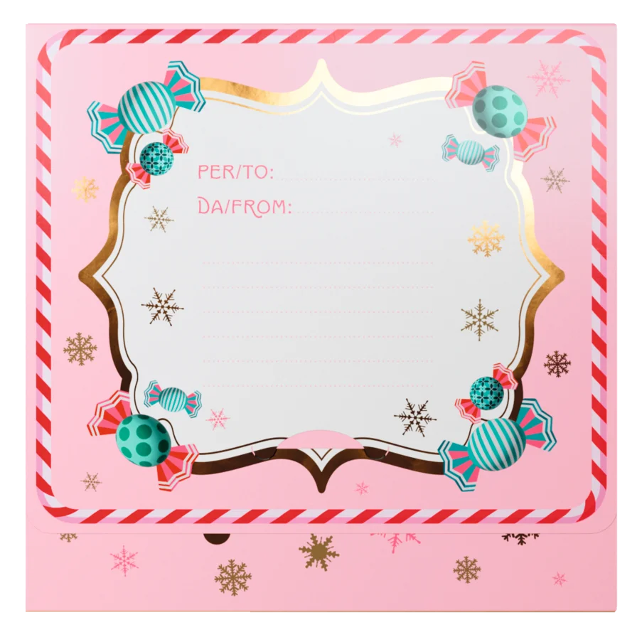 Grußkarte Candyland Riesenrad, 40% Kakao