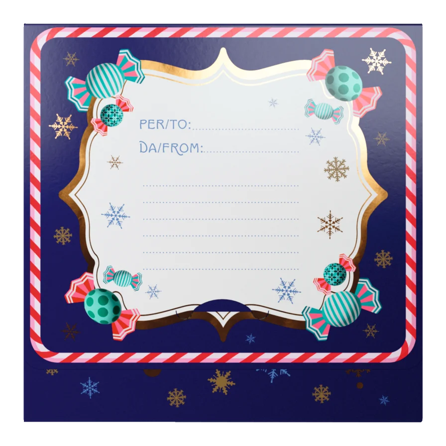 Grußkarte Candyland Santa Claus, 70% Kakao