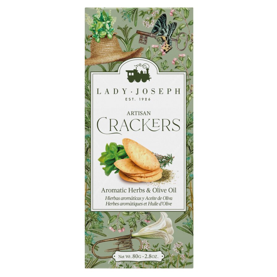 Cracker mit Kräutern und Olivenöl, vegan - GUNDT HOME