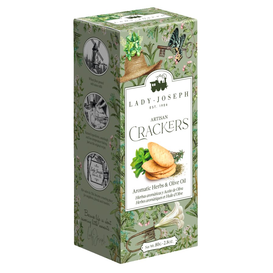 Cracker mit Kräutern und Olivenöl, vegan - GUNDT HOME