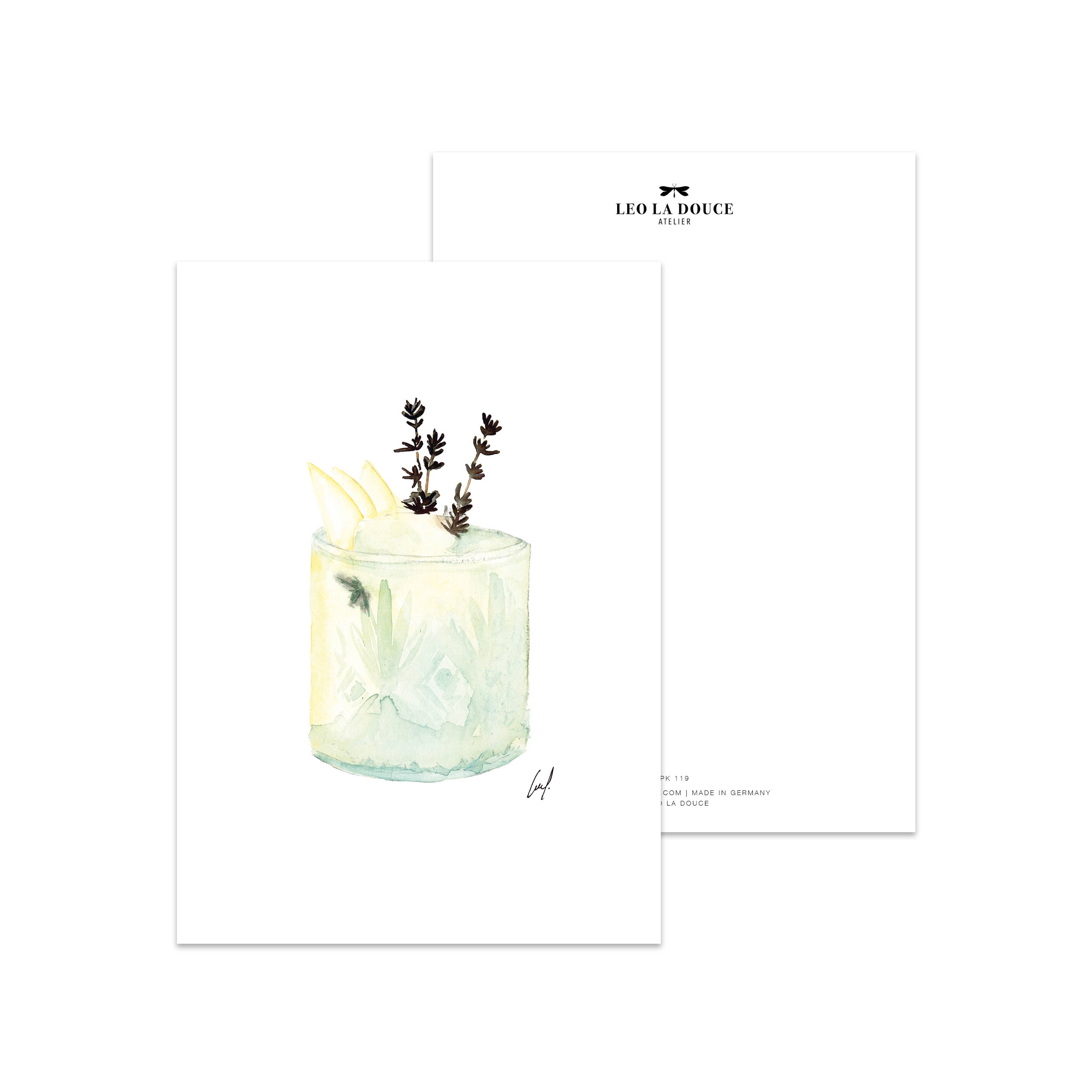 Postkarte · Gin | Cocktail