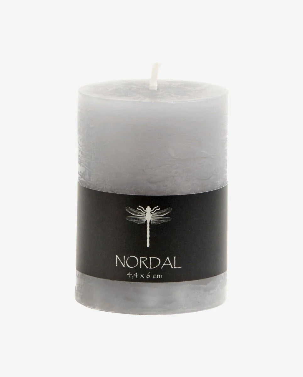 NORDAL Kerzen Grau S - GUNDT HOME