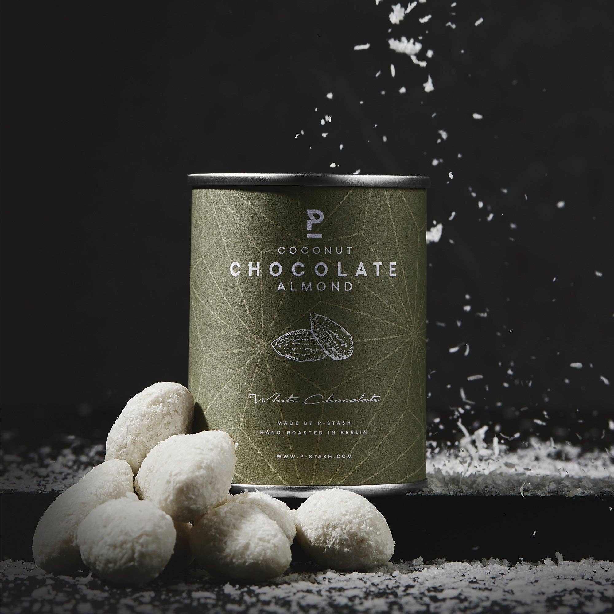 Mandel - Weisse Schokolade mit Kokosflocken - Mini 60g - GUNDT HOME