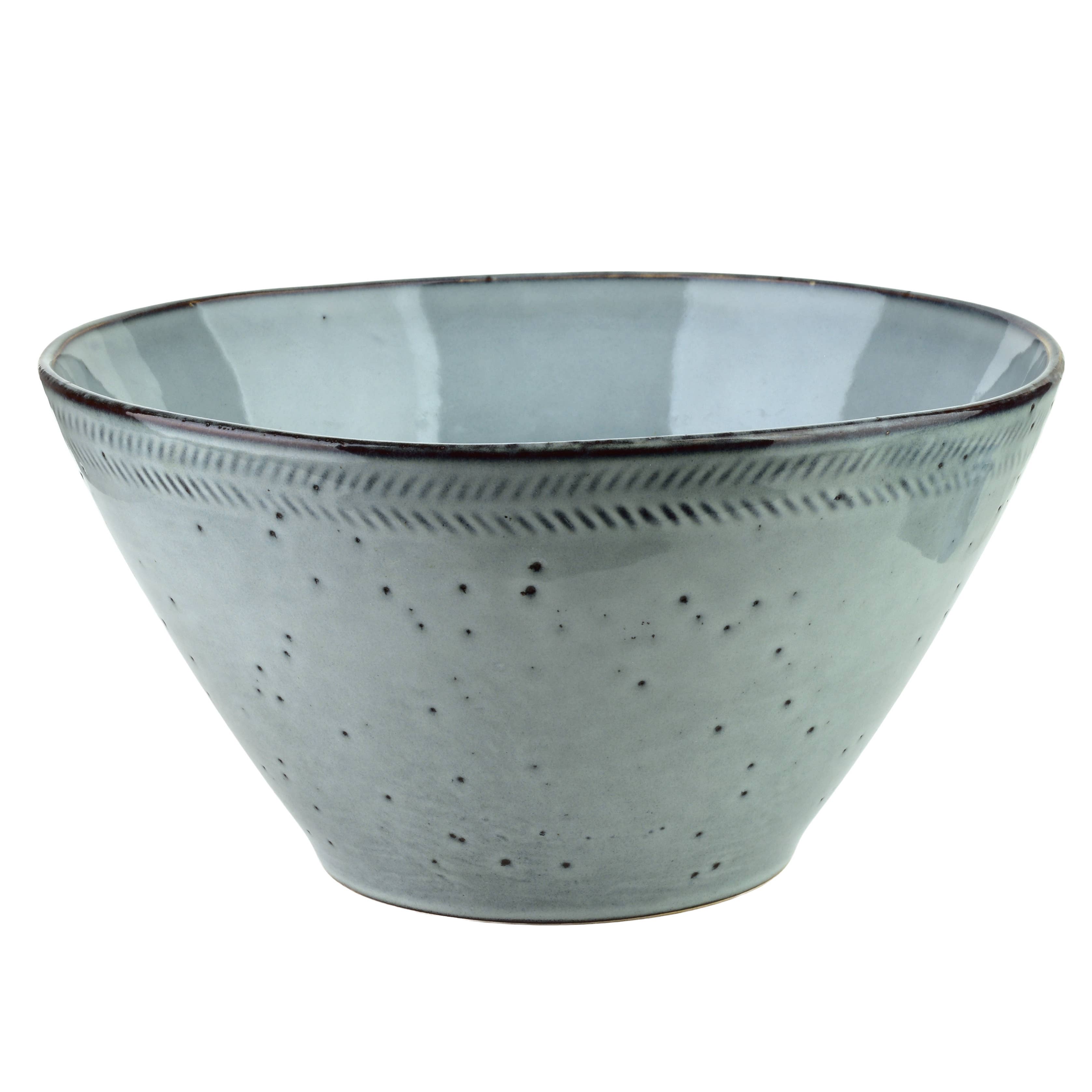 Salatschüssel BASIC NATURE Grau 23x23x12 cm