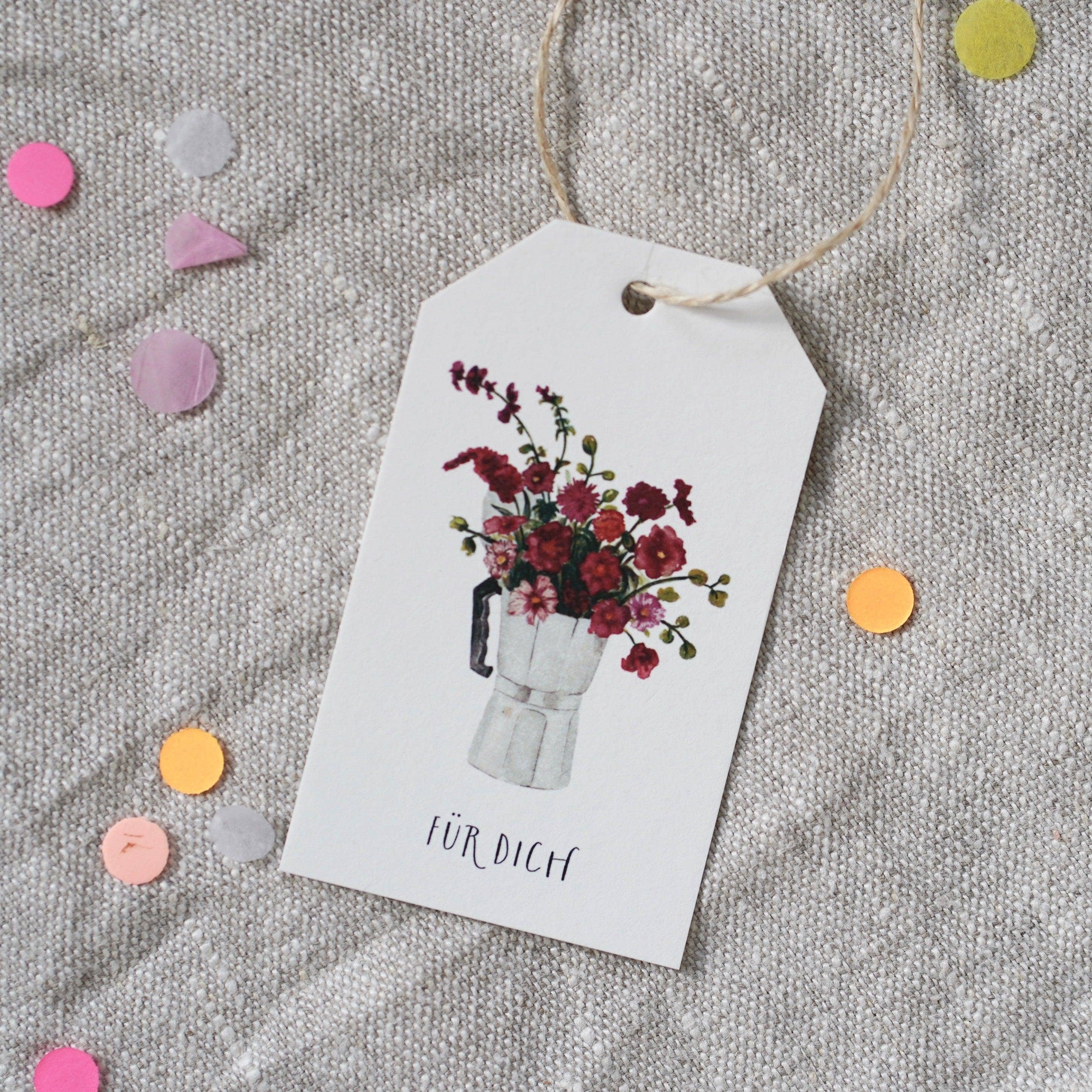 Geschenkanhänger · Espresso Bouquet | Für dich - GUNDT HOME