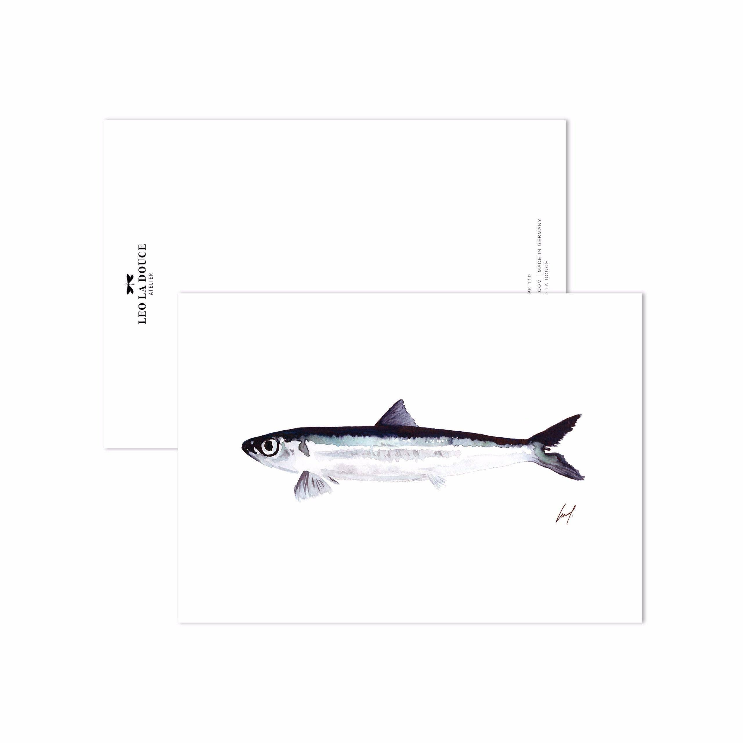 Postkarte - Fish - GUNDT HOME
